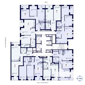 2-к квартира, вторичка, 58м2, 11/18 этаж