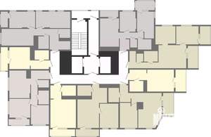 2-к квартира, вторичка, 52м2, 10/19 этаж