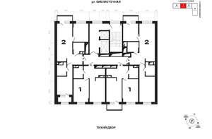1-к квартира, вторичка, 44м2, 3/25 этаж