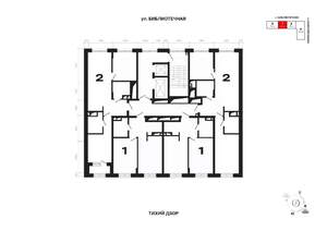 1-к квартира, вторичка, 41м2, 4/25 этаж