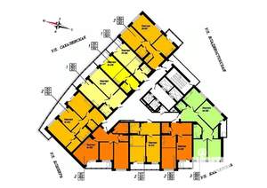 2-к квартира, вторичка, 53м2, 24/24 этаж