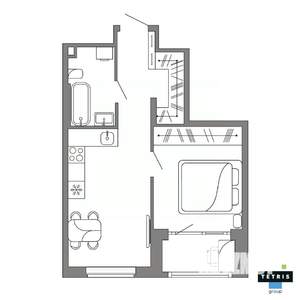 1-к квартира, вторичка, 38м2, 25/32 этаж