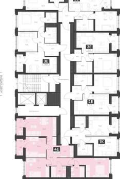 3-к квартира, строящийся дом, 74м2, 10/22 этаж