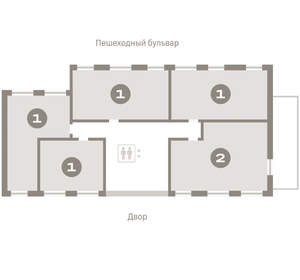 2-к квартира, вторичка, 91м2, 9/9 этаж