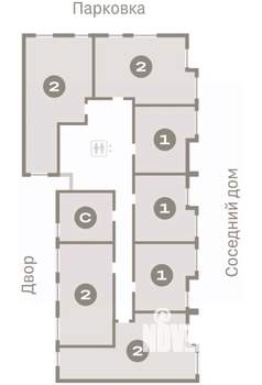 1-к квартира, вторичка, 39м2, 9/9 этаж