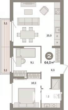 Фото квартиры на продажу (3)