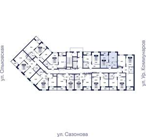 1-к квартира, вторичка, 37м2, 13/17 этаж