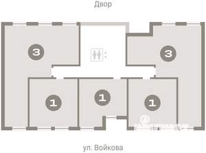 1-к квартира, вторичка, 40м2, 5/7 этаж