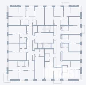 2-к квартира, строящийся дом, 33м2, 12/25 этаж