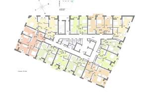 2-к квартира, вторичка, 56м2, 13/22 этаж