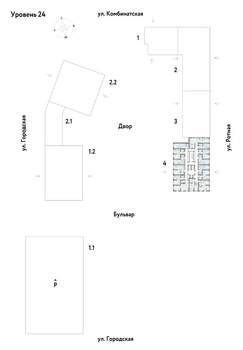 2-к квартира, строящийся дом, 37м2, 24/24 этаж