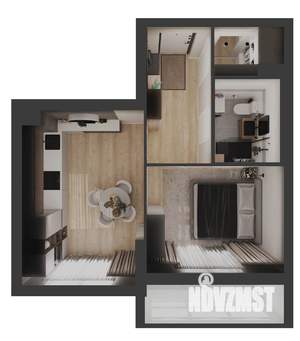 1-к квартира, вторичка, 38м2, 5/24 этаж
