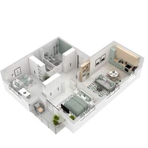 2-к квартира, вторичка, 62м2, 11/33 этаж
