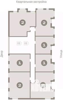 2-к квартира, вторичка, 76м2, 9/16 этаж