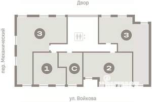2-к квартира, вторичка, 81м2, 4/7 этаж