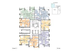 3-к квартира, вторичка, 83м2, 12/25 этаж