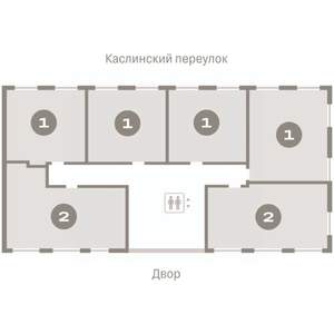 1-к квартира, вторичка, 40м2, 5/8 этаж