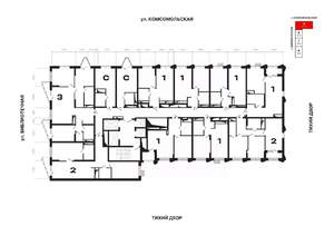 1-к квартира, вторичка, 38м2, 21/25 этаж