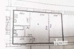 2-к квартира, вторичка, 43м2, 1/5 этаж