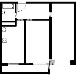 3-к квартира, вторичка, 58м2, 8/9 этаж