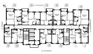 2-к квартира, строящийся дом, 55м2, 18/25 этаж
