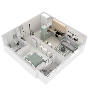 1-к квартира, вторичка, 40м2, 4/17 этаж