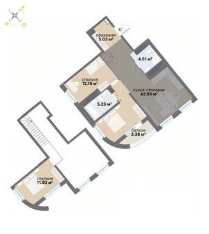 1-к квартира, вторичка, 87м2, 26/26 этаж