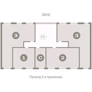 1-к квартира, вторичка, 40м2, 2/9 этаж