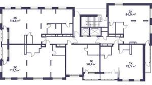3-к квартира, вторичка, 118м2, 6/16 этаж