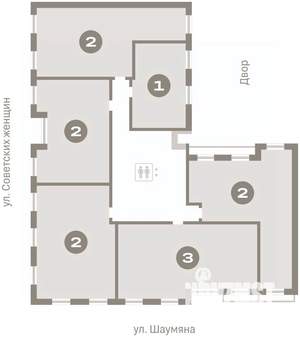 2-к квартира, вторичка, 117м2, 7/24 этаж