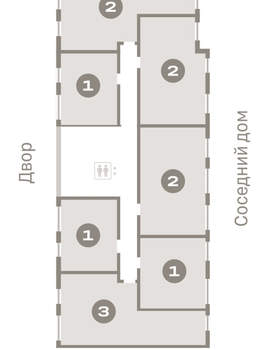 1-к квартира, вторичка, 35м2, 4/9 этаж