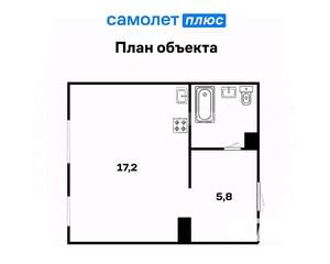 1-к квартира, вторичка, 27м2, 8/17 этаж