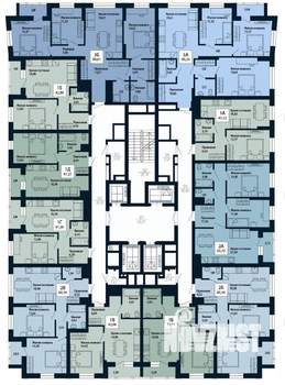 2-к квартира, строящийся дом, 60м2, 3/30 этаж