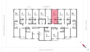 Студия квартира, вторичка, 22м2, 1/8 этаж