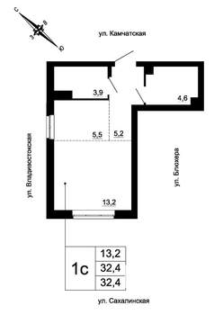 Студия квартира, вторичка, 32м2, 5/24 этаж