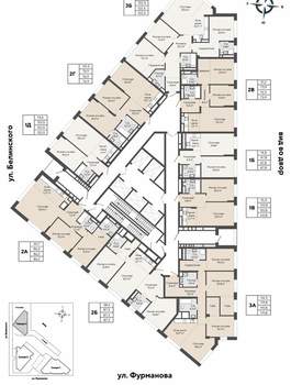 2-к квартира, вторичка, 74м2, 16/27 этаж