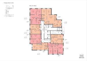 2-к квартира, вторичка, 73м2, 13/26 этаж
