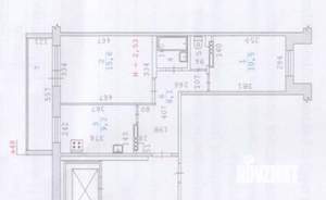 2-к квартира, вторичка, 47м2, 8/10 этаж
