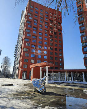 1-к квартира, строящийся дом, 45м2, 3/14 этаж