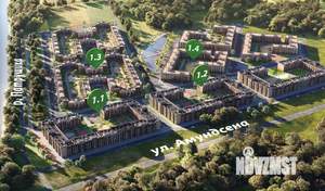 2-к квартира, вторичка, 70м2, 1/4 этаж