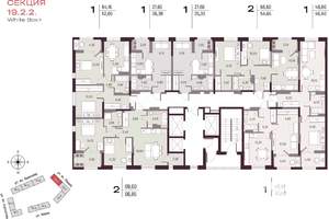 1-к квартира, вторичка, 41м2, 4/25 этаж