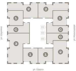 1-к квартира, вторичка, 42м2, 3/24 этаж