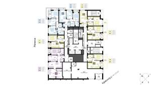 1-к квартира, вторичка, 56м2, 2/12 этаж