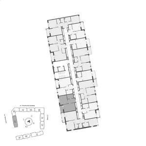 1-к квартира, вторичка, 40м2, 11/12 этаж
