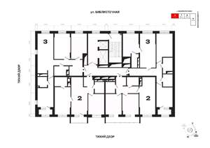 2-к квартира, вторичка, 68м2, 6/25 этаж