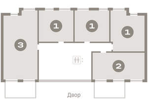 1-к квартира, вторичка, 40м2, 2/16 этаж