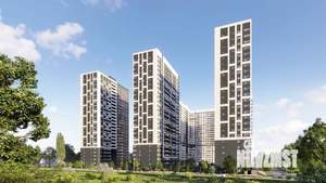 1-к квартира, строящийся дом, 38м2, 8/25 этаж