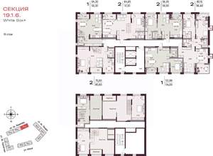 2-к квартира, вторичка, 87м2, 16/25 этаж