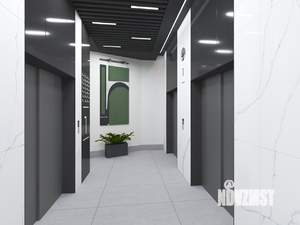 1-к квартира, строящийся дом, 40м2, 21/22 этаж