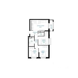 3-к квартира, строящийся дом, 75м2, 5/30 этаж